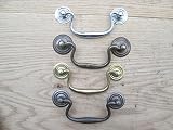 IRONMONGERY WORLDﾂｮ DROP BAR SWAN NECK SWING HANDLE CABINET CUPBOARD DRAWER DESK DRESSER (POLISHED C