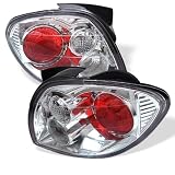 00-02 Hyundai Tiburon Euro Taillights - Chrome 