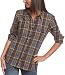 Roxy Juniors' Sweetie Plaid Top