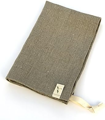 Natural 100% Pure Linen Bread Bag LARGE 13x18, Reusable Food Storage for Breads, Kitchen, Party, Picnics, Wedding, Housewarming Gift