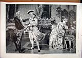 1891 SITTING ROOM SCENE MAN WOMAN ARGUMENT FINE ART