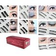 Bundle Monster 70 Pairs Fake / False Eyelashes - 7 Different Styles - 10 Pairs Each Variety Pack Set
