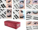 Bundle Monster 70 Pairs Fake / False Eyelashes - 7 Different Styles - 10 Pairs Each Variety Pack Set