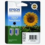 Epson Original T017 Ink Cartridge Black Twin Pack