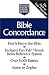 Book Bible Concordance Nelson's Pocket Reference Series