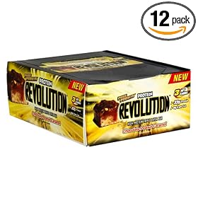 Worldwide Sport Nutrition Pure Protein Revolution High Protein Triple Layer Bar, Chocolate Peanut Caramel 2.75-Ounce Bar (Pack of 12)