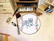 Jackson State Tigers 29" Round Baseball Floor Mat (Rug)