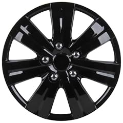 Unitec 75189 Premium- Radzierblenden 4er- Satz Sao Paulo, schwarz 33 cm (13 Zoll)