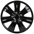 Unitec 75190 Premium- Radzierblenden 4er- Satz Sao Paulo, schwarz 35,6 cm (14 Zoll)