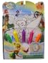 Tinkerbell 5 Bath Crayons and Character Decal Coloring Set. Color and Cling.
