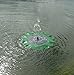 Gofurther AS14B 1.4Watts Floating Lily Solar Powered Water Pump For Garden Pond Fountain Pool Bird bath