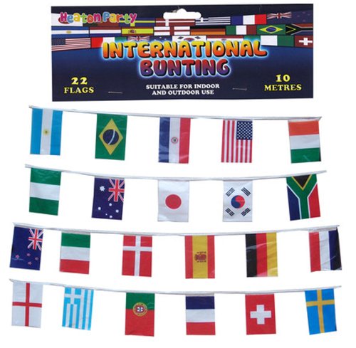 22 Multi Nation Country Flag of the World Olympic Bunting