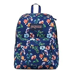 JanSport Womens Classic Mainstream Superbreak Backpack - Multi Navy Mountain Meadow