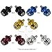 Swingarm Stand Spools - 10mm - Gold - Kawasaki ZX6R ZX6 636, ZX9R ZX9, ZX10R ZX10, ZX12R ZX12, ZX14R ZX14, ZZR 1200, 600, 900, Ninja