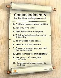 Commandments for Continuous Improvement