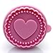 Heart Cookie Stamp - Wooden Handle with Silicone