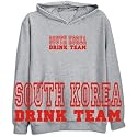 Sweatshirt Heather Gray " Drink Team South Korea " Country