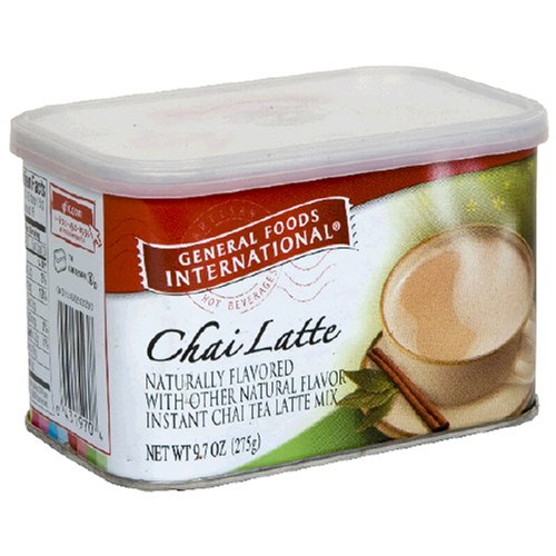 General Foods International, Chai Latte Drink Mix, 9.7-Ounce Tin (Pack of 6)