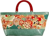 Cris Notti Blue Kimono Tote