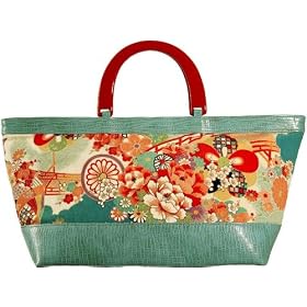 Cris Notti Blue Kimono Tote