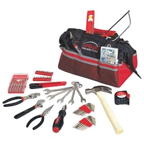 Click here to buy Apollo Precision Tools DT9779 - 58 Piece Home Office Tool Kit in Bag by Apollo.