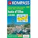 Kompass Karten, Isola d' Elba: Wandern, Rad, Seekarte / Escursioni, Bike, Nautica