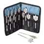 Bosch SB5013P Rapid Feed 13-Piece 1/4-Inch to 1-1/2-Inch Spade Drill Bit Assortment with Nylon Storage Pouch