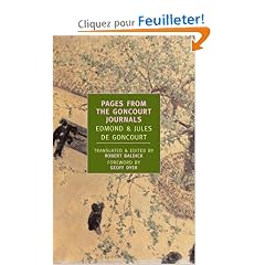 Pages from the Goncourt Journals