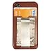 i.CLiPP Wallet Case with Money Clip for iPhone 4/4S-Brown