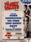 The Family Values Tour 1998 Postcard: Featuring Korn, Rammstein, Ice Cube, Limp Bizkit, Orgy, Plus Deejay C-minus Spinning Before & Between Sets: Friday, October 9, 1998, 7pm @ Great Western Forum, Inglewood, California, USA (1998 Printing)