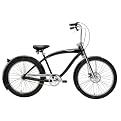Men's Nirve 3-Speed Cruiser - Street King -Gloss Black (26")