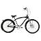 Men's Nirve 3-Speed Cruiser - Street King -Gloss Black (26")