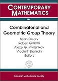 Combinatorial and Geometric Group Theory