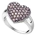 Chocolate Diamond 14k Heart Ring 1.0-carat Love Promise