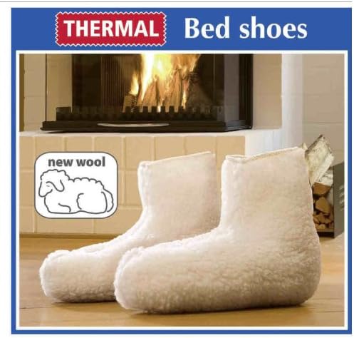 WOOL THERMAL BED SHOES