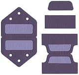QuicKutz REV-0018 4 by 4 Dies, Foldover Tabs
