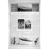 1921 古めかしいピラミッドの飛行機の飛行船の Fulham の飛行場 R33 のスフィンクスエジプト