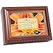 Cottage Garden Niece Woodgrain Traditional Music Box Plays Light Up My Life