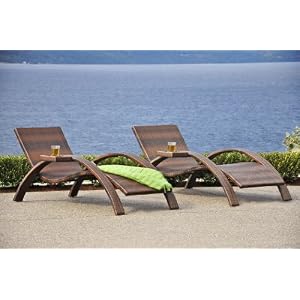 Barcelona Reading Chaise Lounge Chairs by