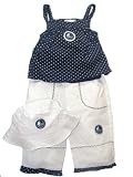Nautical Pants, Top, & Hat Outfit by Creme De La Creme