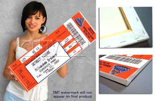 MLB Mini Mega Tickets -Justin Verlander Detroit Tigers No-Hitter