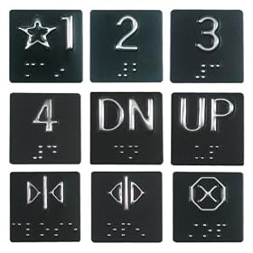 Braille Elevator Plates