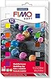 Staedtler Fimo Soft 8023 01 Oven Hardening Modelling Clay 12 x 25g Half Blocks - Assorted Colours