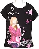 Hannah Montana Little Girls Sparkle Black T-shirt