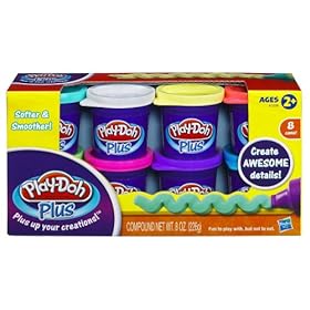 Play-Doh Plus Color Set, NET WT 8OZ,  8-Pack
