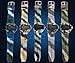 Military LED Digital Sport Waterproof Stealth Fighter Style Wrist Watches Silicone Strap - Blue Camo