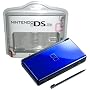Cobalt Blue & Black Nintendo DS Lite Console & Free Crystal Carry Case