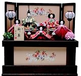 ひな人形 五人飾り 「舞姫」五人飾り収納セット 収納飾り 雛人形