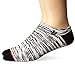 adidas Mens Originals No Show Socks (2 Pack), White/Black/Vivid Red, One Size