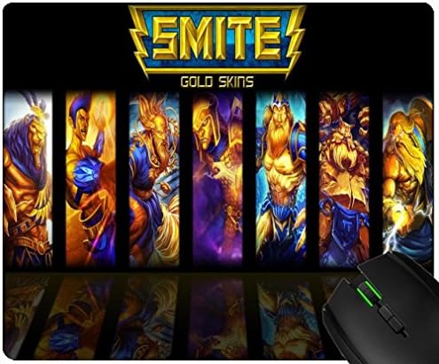 Smite Dota Hi Rez Studios Character design custom gaming mouse rectangular padded non-slip rubber quality